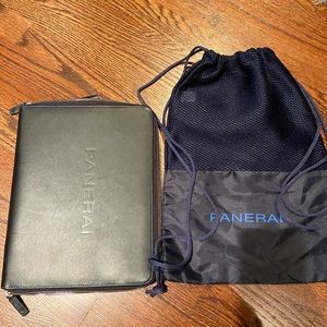 Panerai set of 3:leather case,mesh bag,beach towel